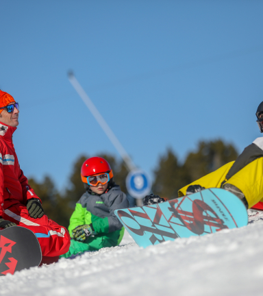 Photo cours snowboard ESF Chamrousse