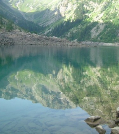 Reflets dans le Lac Lauvitel